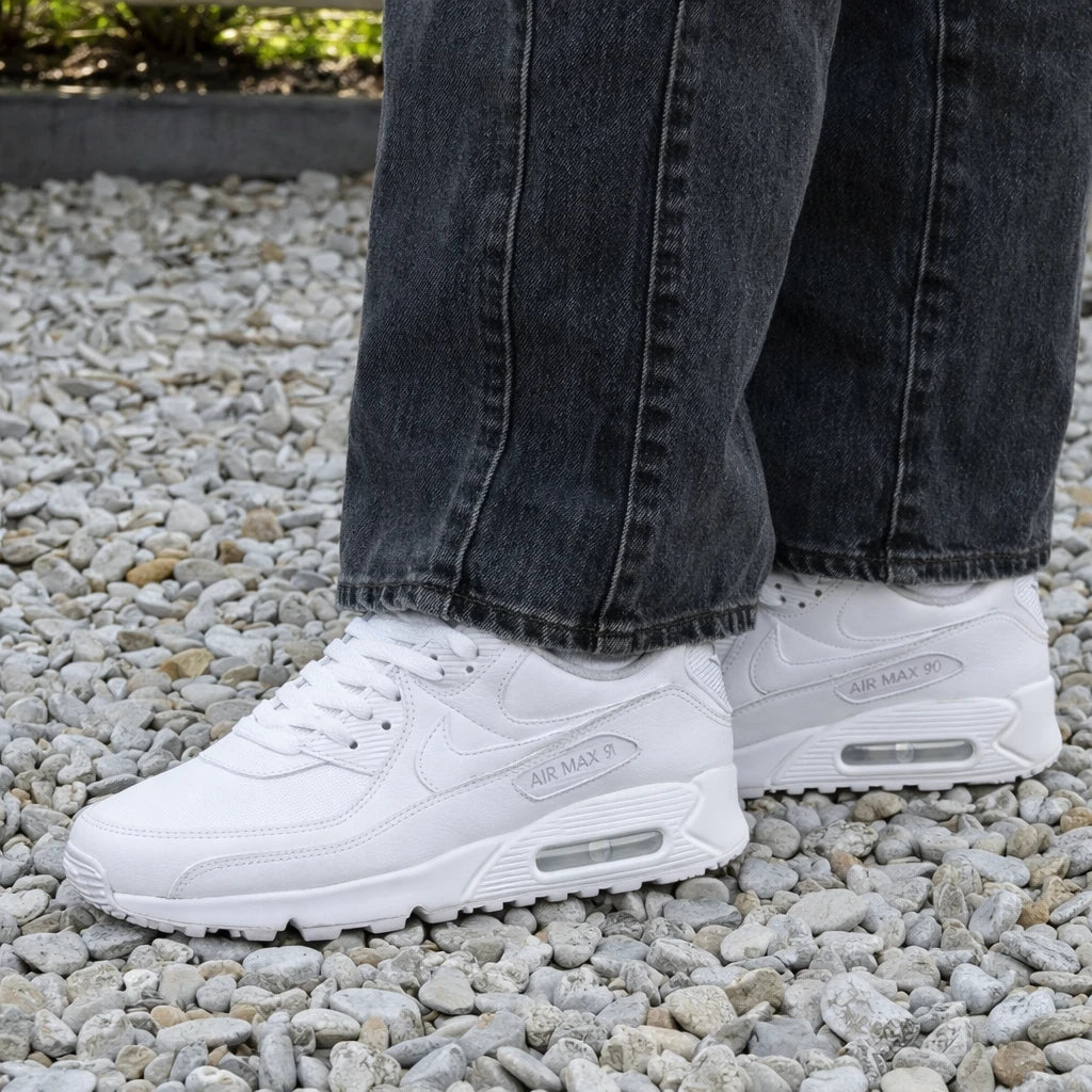 Nike Air Max 90 Leather Triple White
