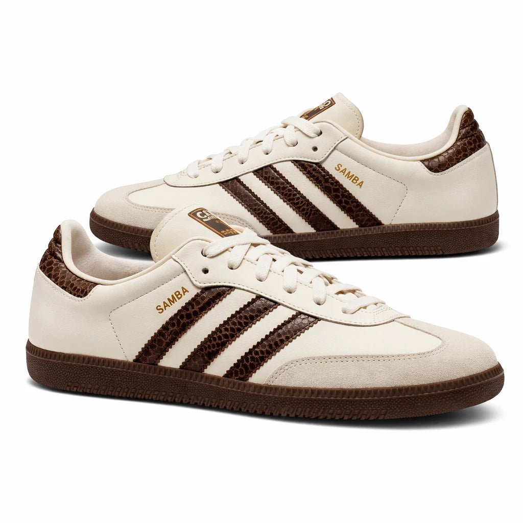 adidas Samba OG Cream Earth Strata Maroon (Women's)