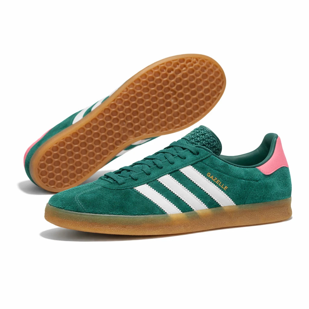 adidas Gazelle Indoor Collegiate Green Lucid Pink (Women's)