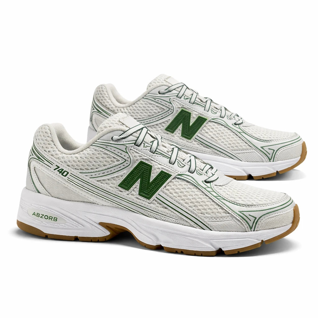 New Balance 740 Silver Metalic Dark Alpine Green (GS)