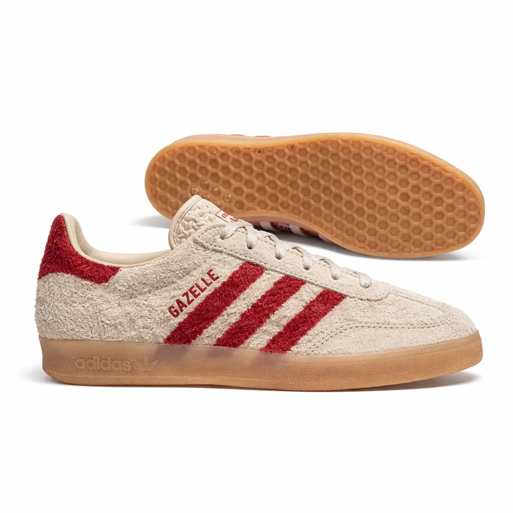 adidas Gazelle Indoor Magic Beige Victory Red (Women's)