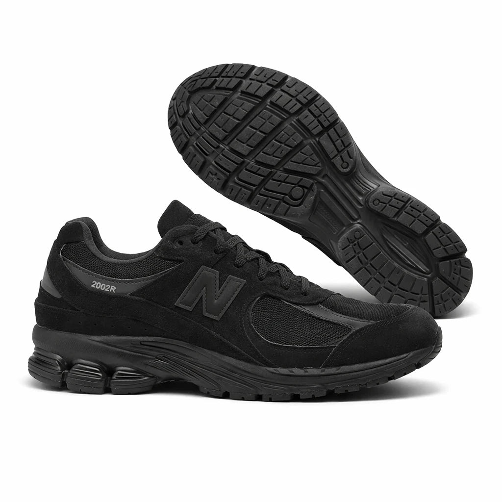New Balance 2002R Triple Black Suede