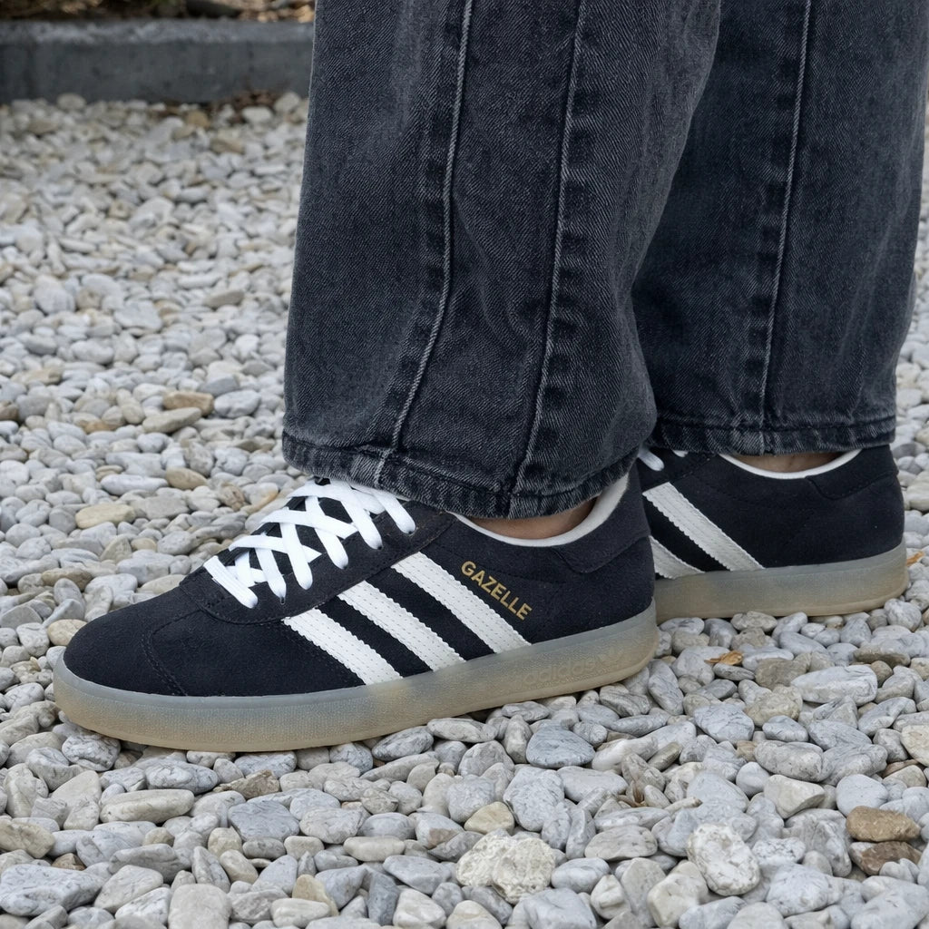 adidas Gazelle Indoor Core Black Cream White Gum (Women's)