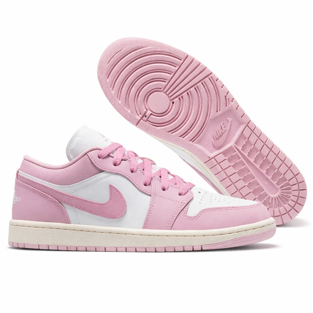 Jordan 1 Low Iced Carmine White (Women's)