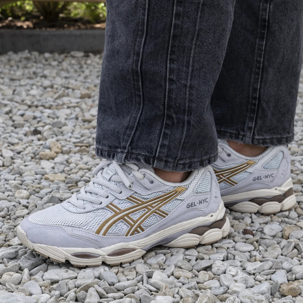 ASICS Gel-NYC Cream Cement Grey Brown