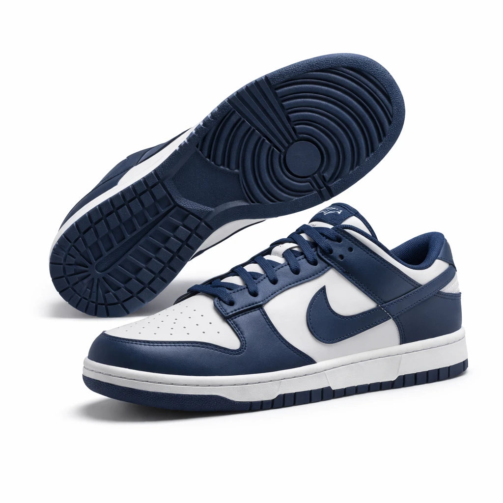Nike Dunk Low White Midnight Navy