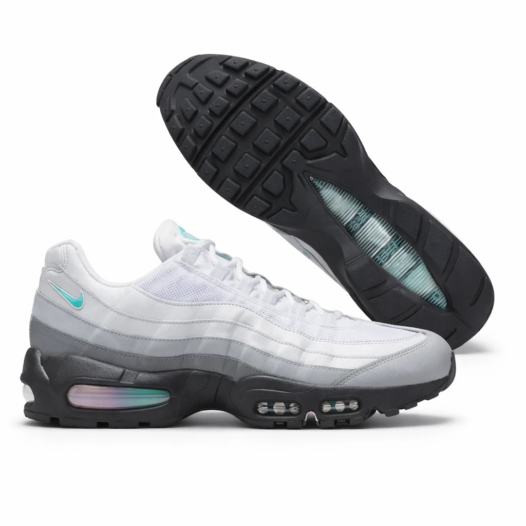 Nike Air Max 95 Big Bubble White Hyper Turquoise Pink Foam