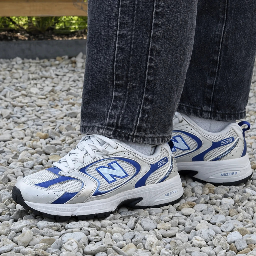 New Balance 530 White/Silver/Blue (GS)