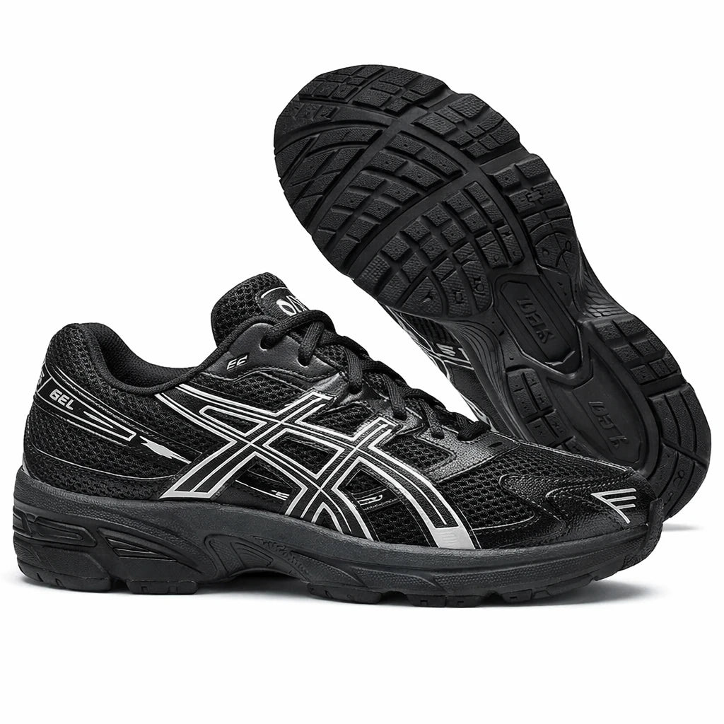 ASICS Gel-1130 Black Pure Silver (GS)