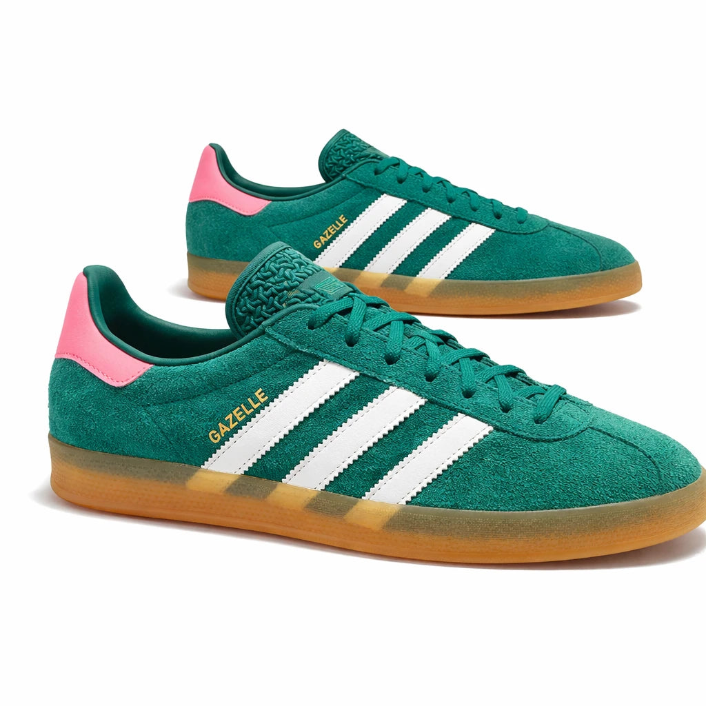 adidas Gazelle Indoor Collegiate Green Lucid Pink (Women's)