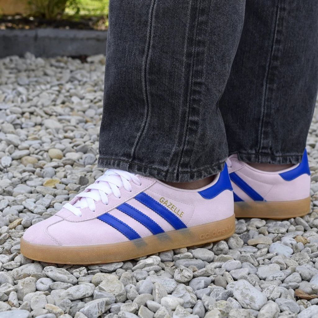 adidas Gazelle Indoor Clear Pink Lucid Blue (Women's)
