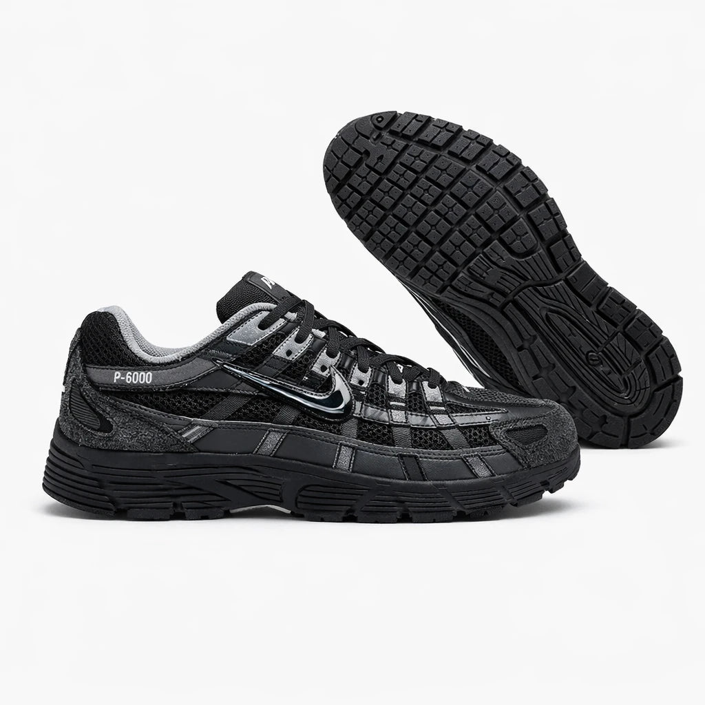 Nike P-6000 Suede Anthracite Metallic Silver