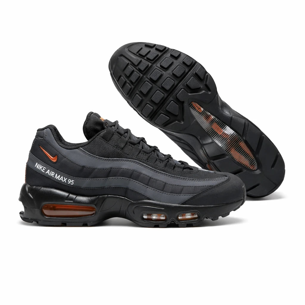 Nike Air Max 95 Black Grey Safety Orange