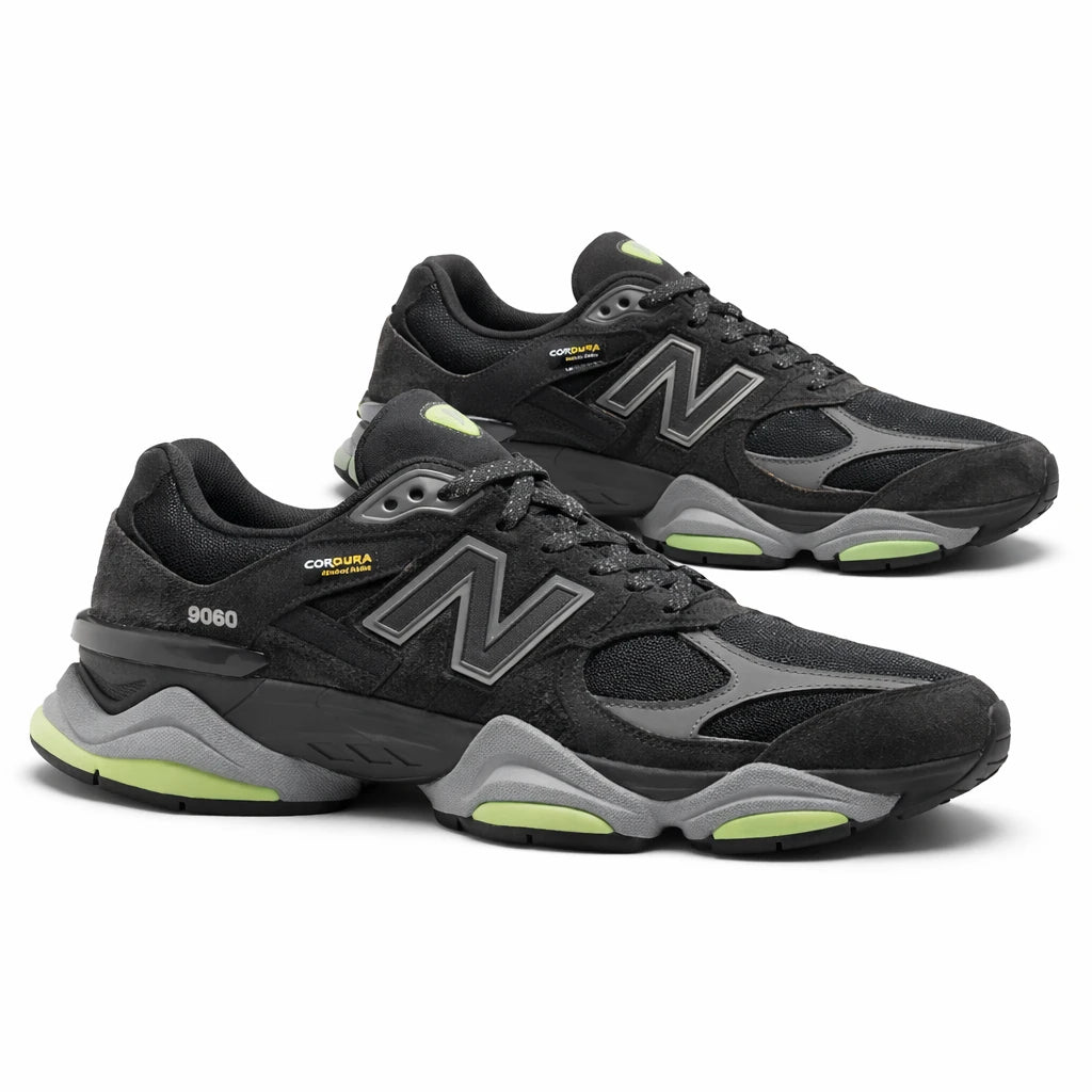 New Balance 9060 Black Cement Dry Lime