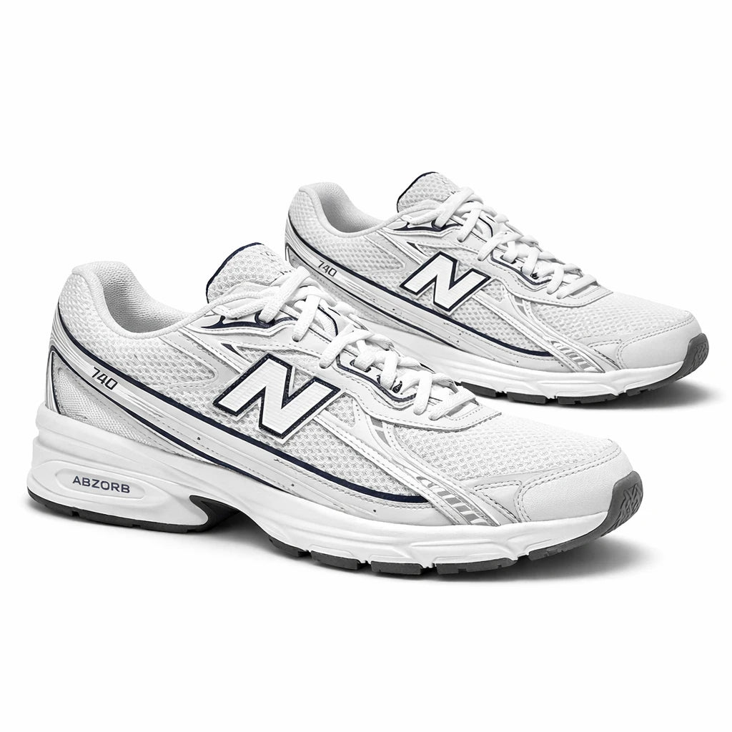 New Balance 740v2 White Shadow Grey Navy