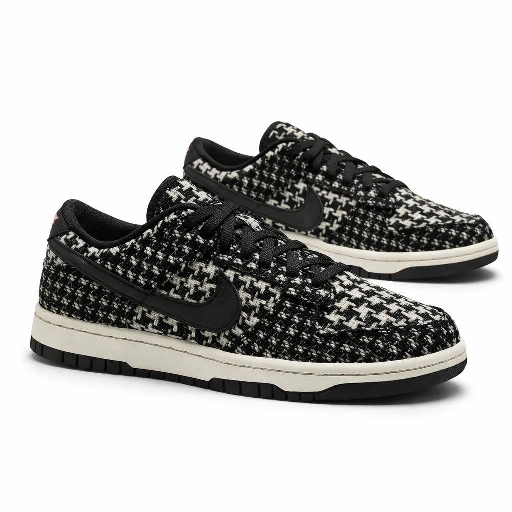 Nike Dunk Low Harris Tweed White Black Multi (Women's)
