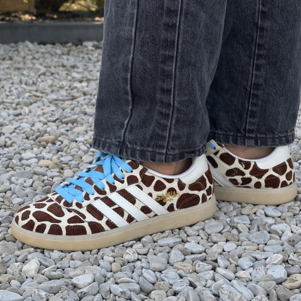 adidas Samba OG Giraffe Print Crystal Linen (Women's)
