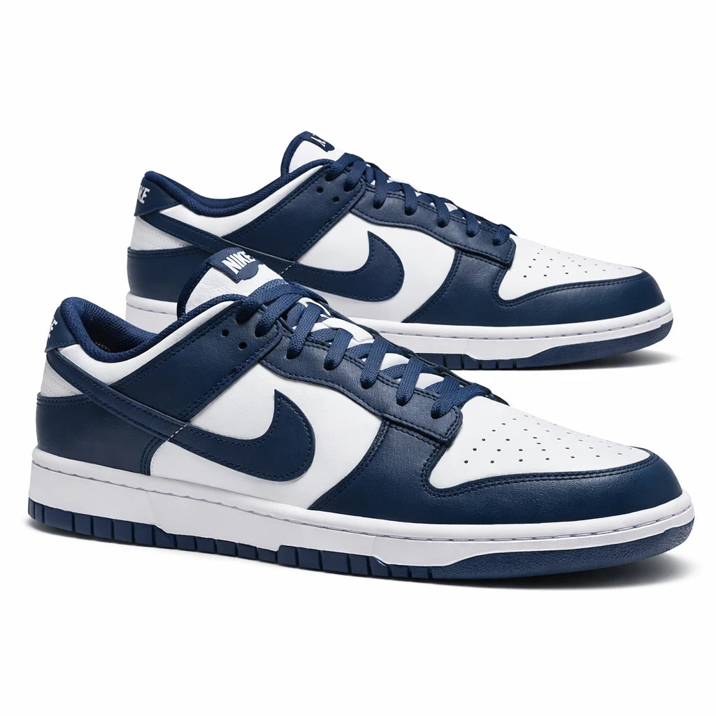 Nike Dunk Low White Midnight Navy