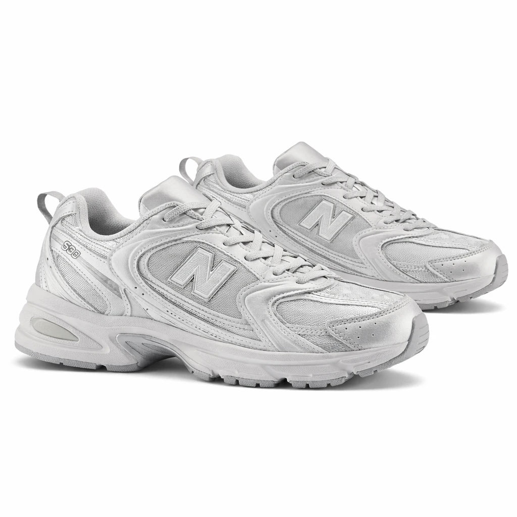 New Balance 530 Silver Metallic Raincloud Polka Dots