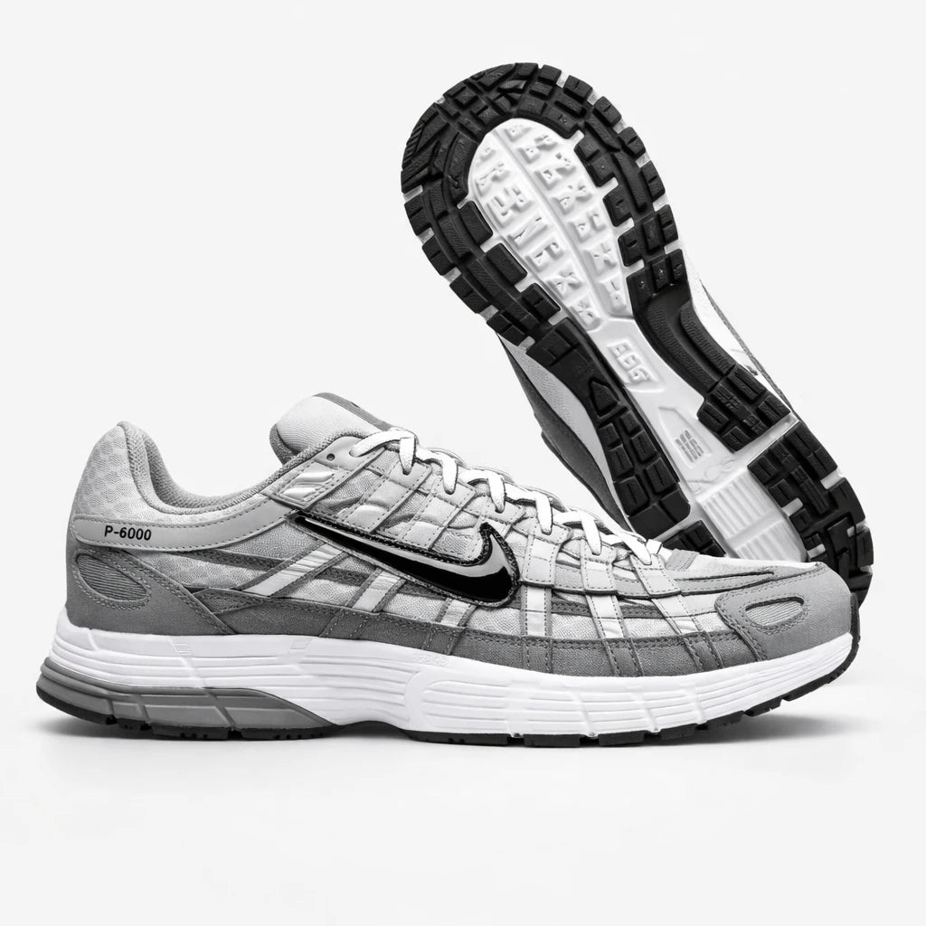 Nike P-6000 White Metallic Cool Grey Black