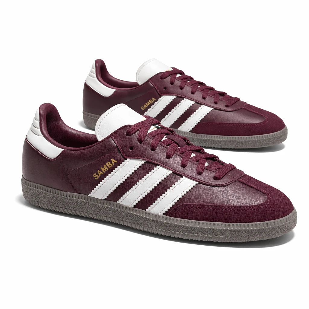 adidas Samba OG Maroon Off White Gum (Women's)