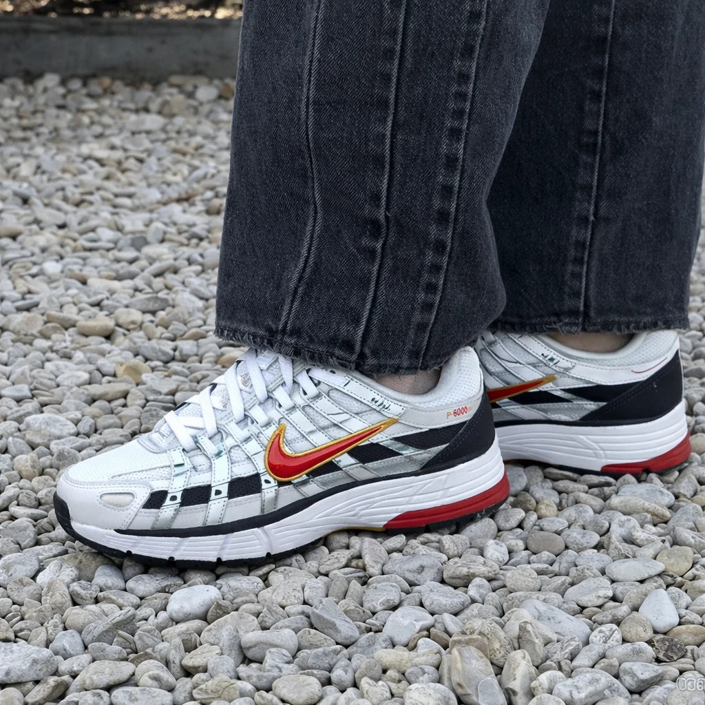 Nike P-6000 White Gold Red (Women's)