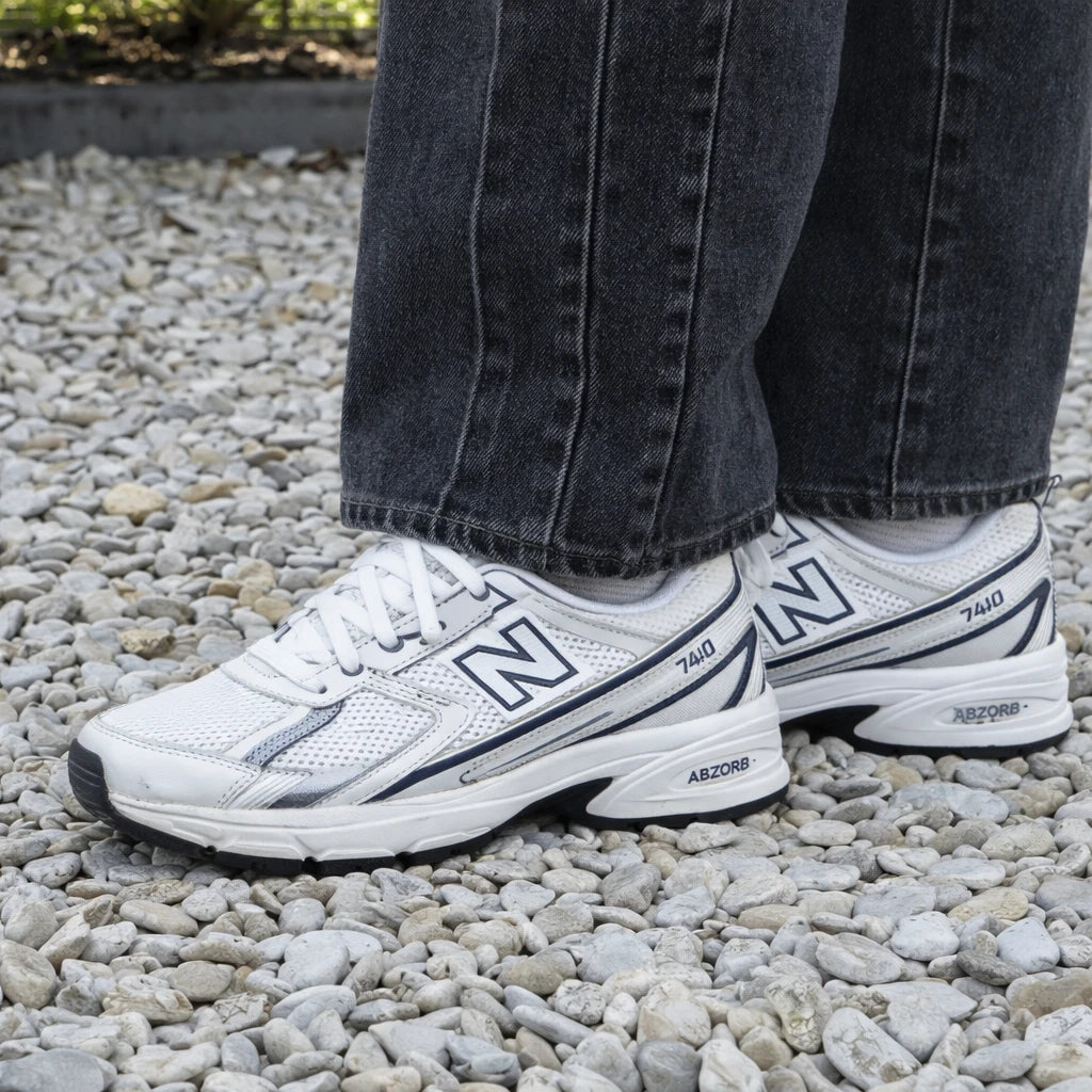 New Balance 740v2 White Shadow Grey Navy