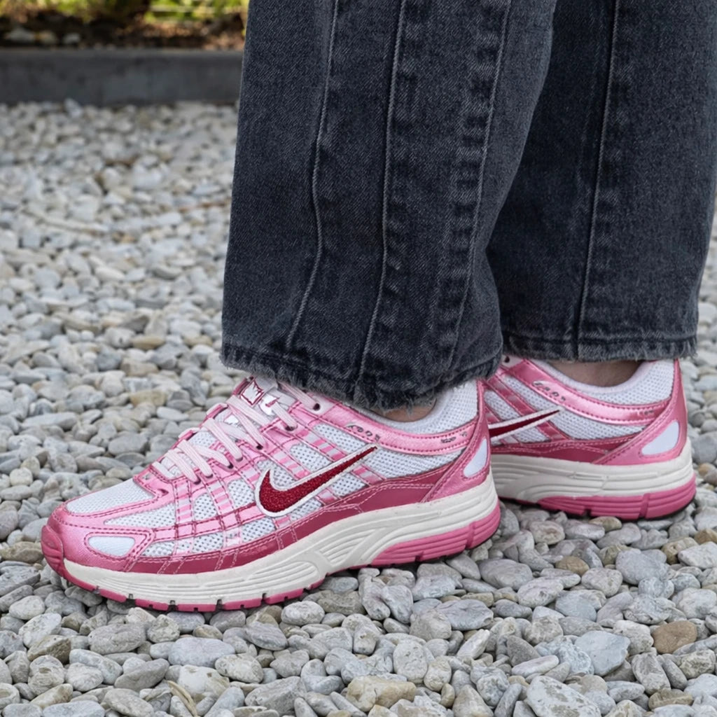 Nike P-6000 White Silt Red Peony (Women's)