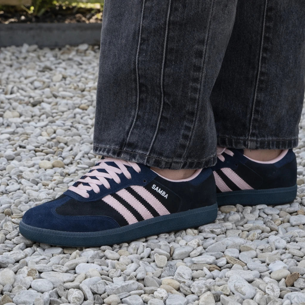 adidas Samba OG Black Wonder Mauve Indigo (Women's)