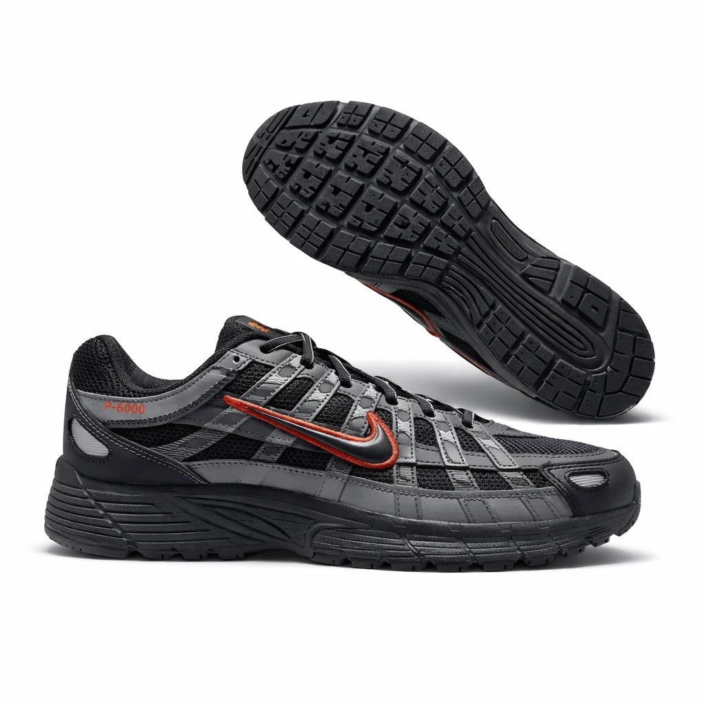 Nike P-6000 Anthracite Picante Red Metallic Cool Grey (GS)