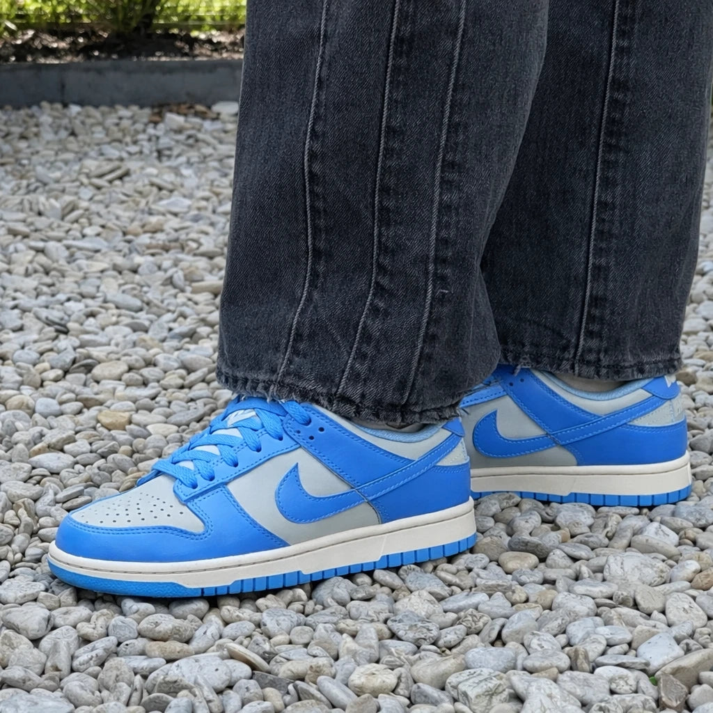 Nike Dunk Low Light Silver Sail Light Photo Blue (GS)