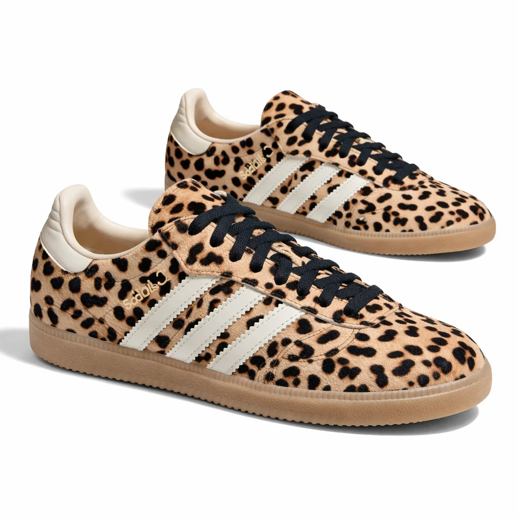 adidas Samba OG Leopard Magic Beige (Women's)