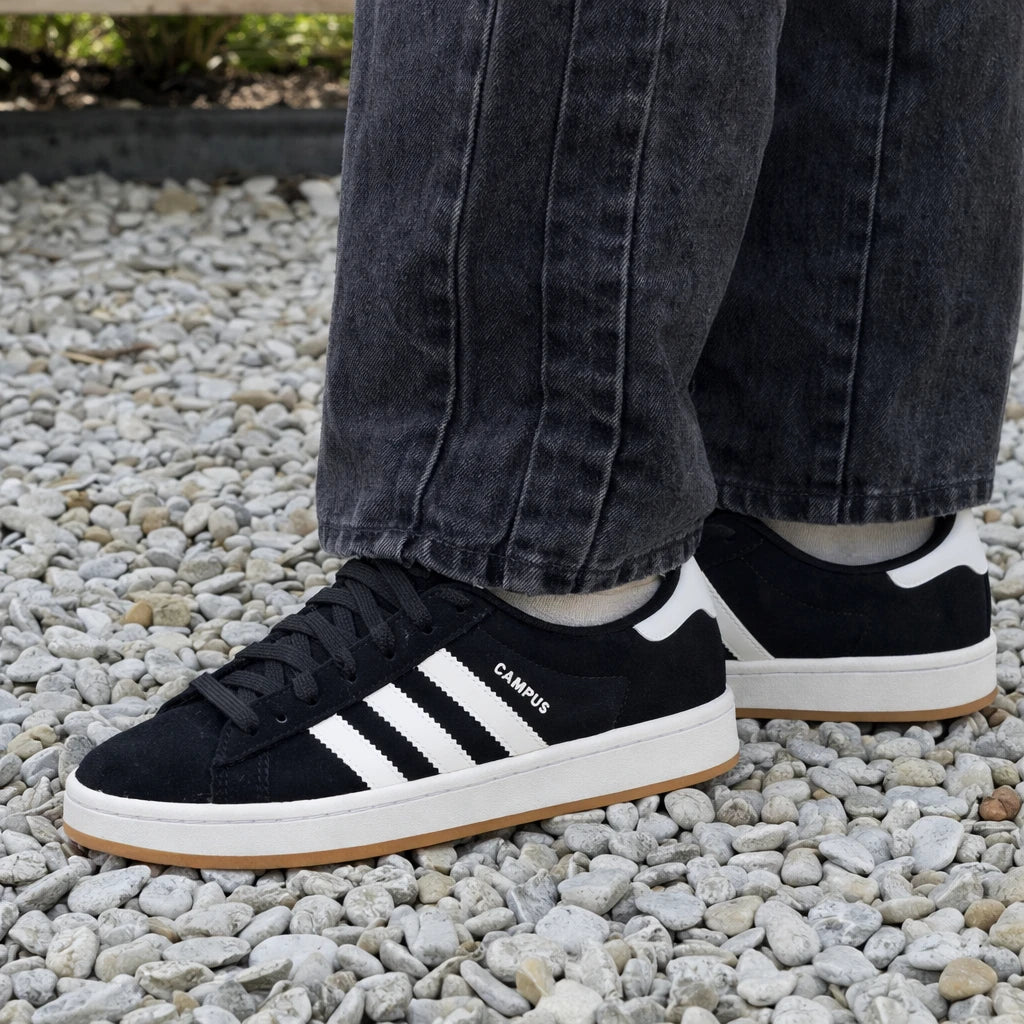 adidas Campus 00s Black White Gum (Kids)