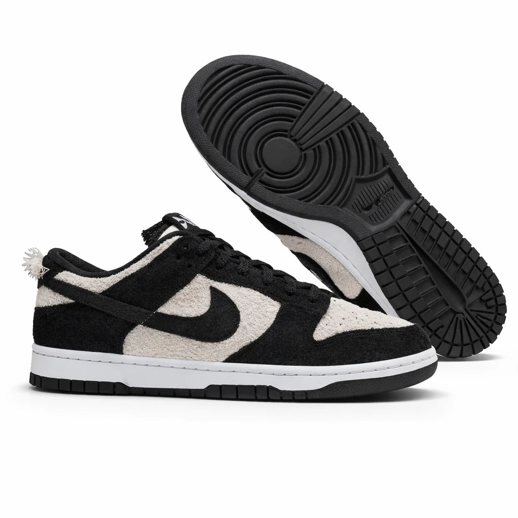 Nike Dunk Low Retro SE Panda-Monium White Black Suede