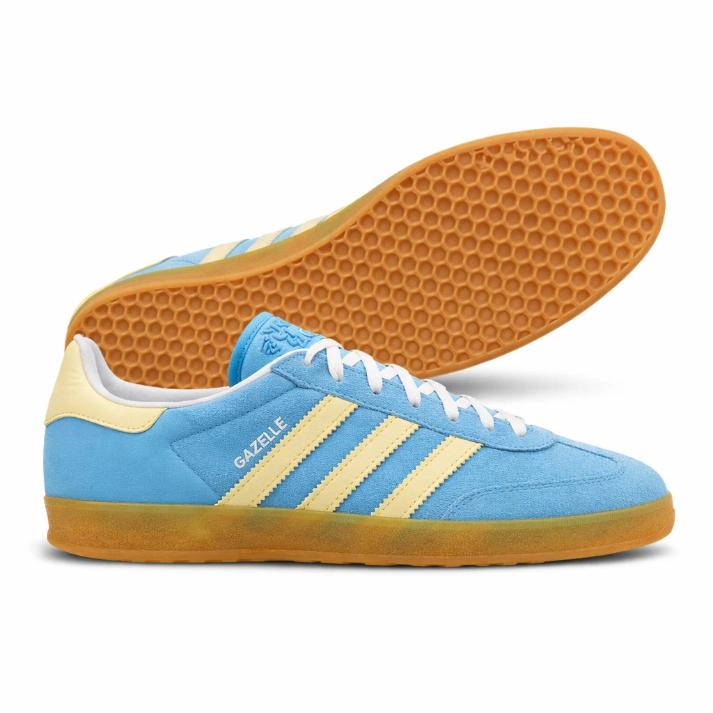 adidas Gazelle Indoor Semi Blue Burst Almost Yellow (Women's)