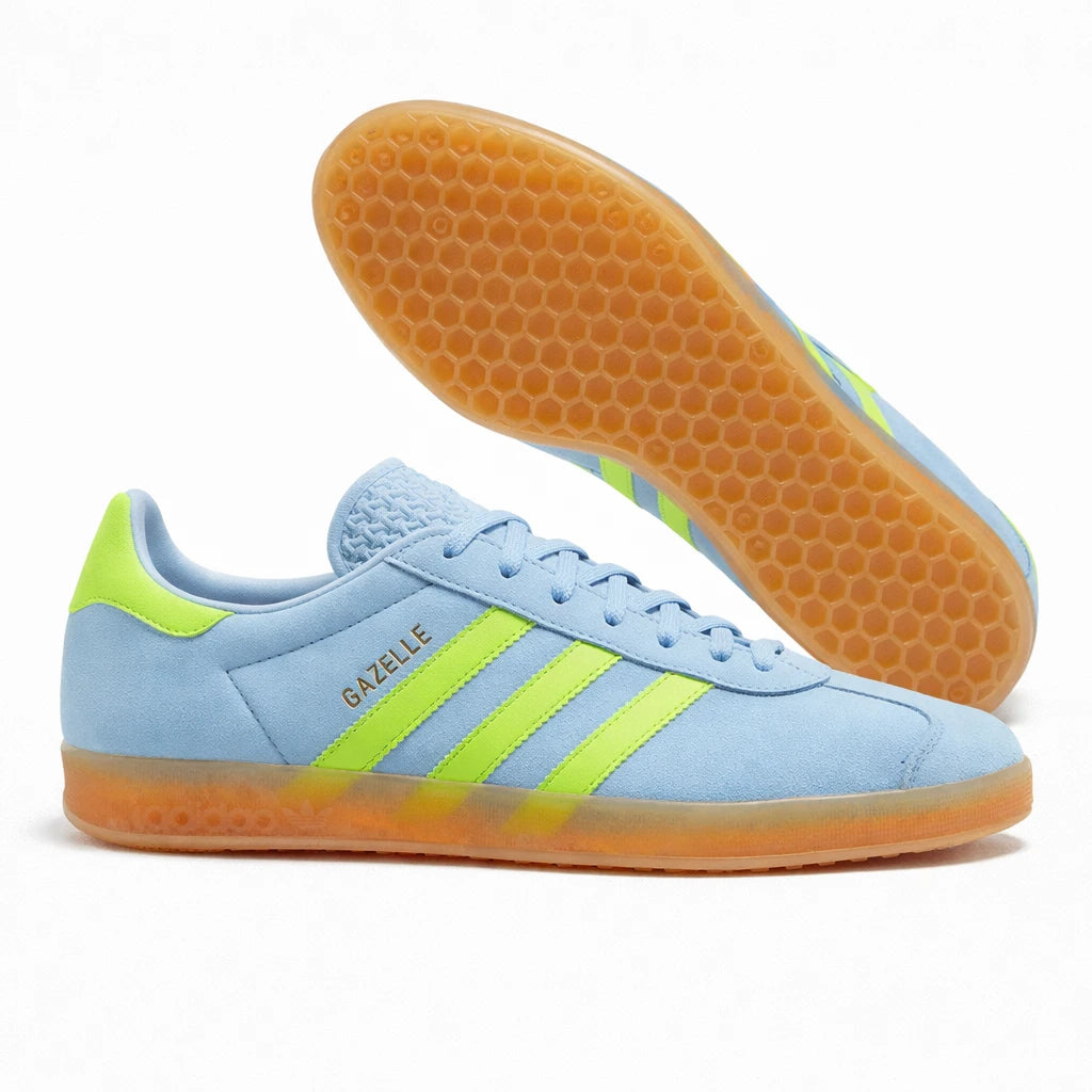 adidas Gazelle Indoor Clear Sky Solar Green (Women's)
