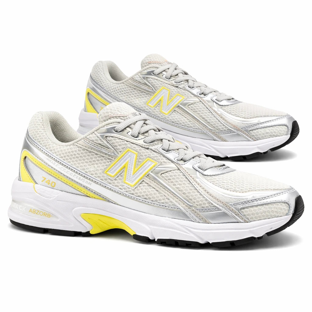 New Balance 740 White Silver Yellow (GS)