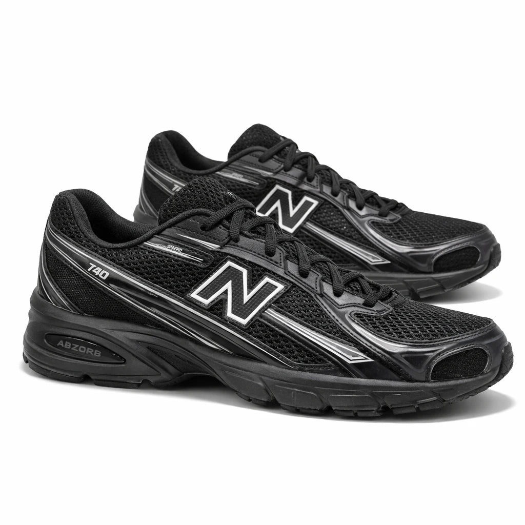 New Balance 740v2 Black Grey Silver