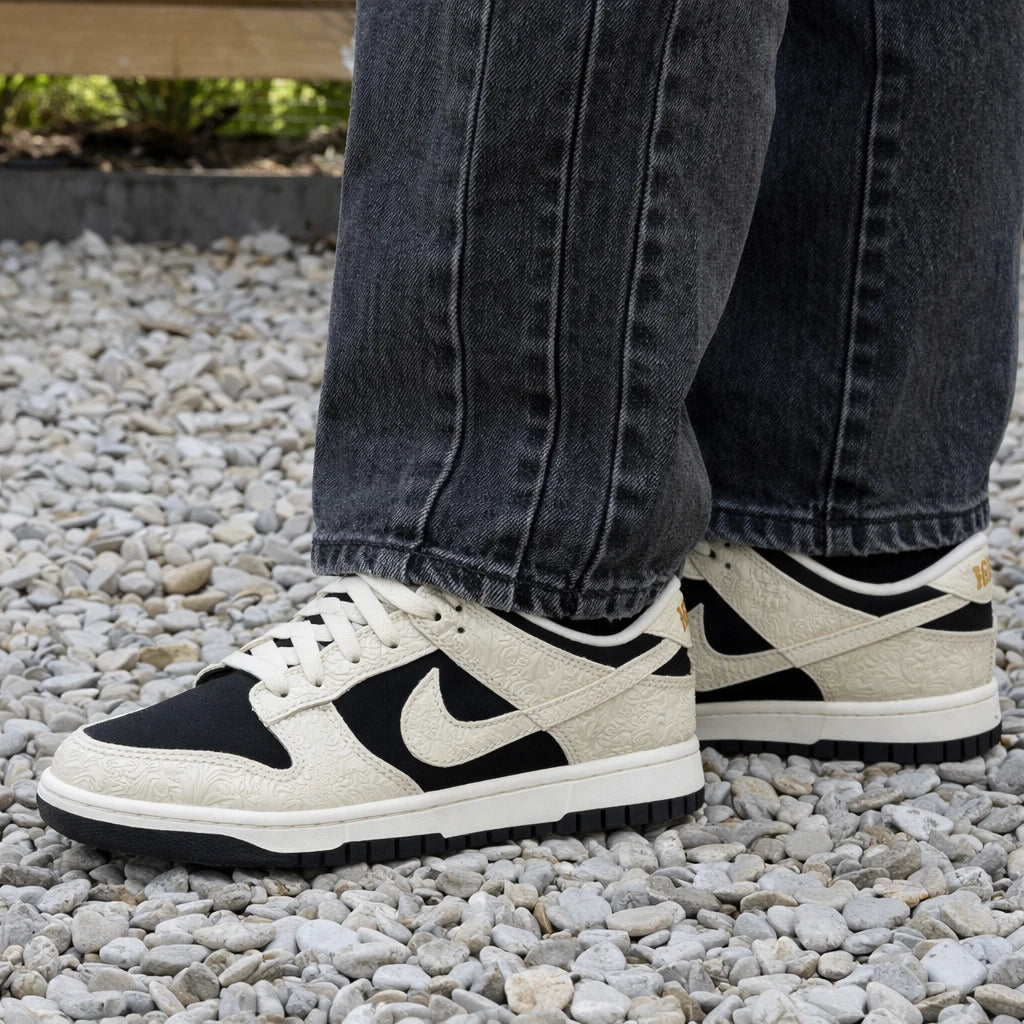 Nike Dunk Low Embossed Black Sail (Women's)