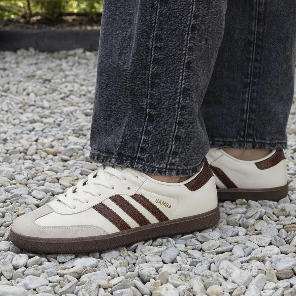 adidas Samba OG Cream Earth Strata Maroon (Women's)