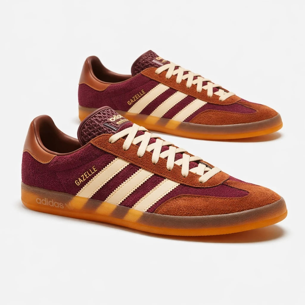 adidas Gazelle Indoor Maroon Almost Yellow