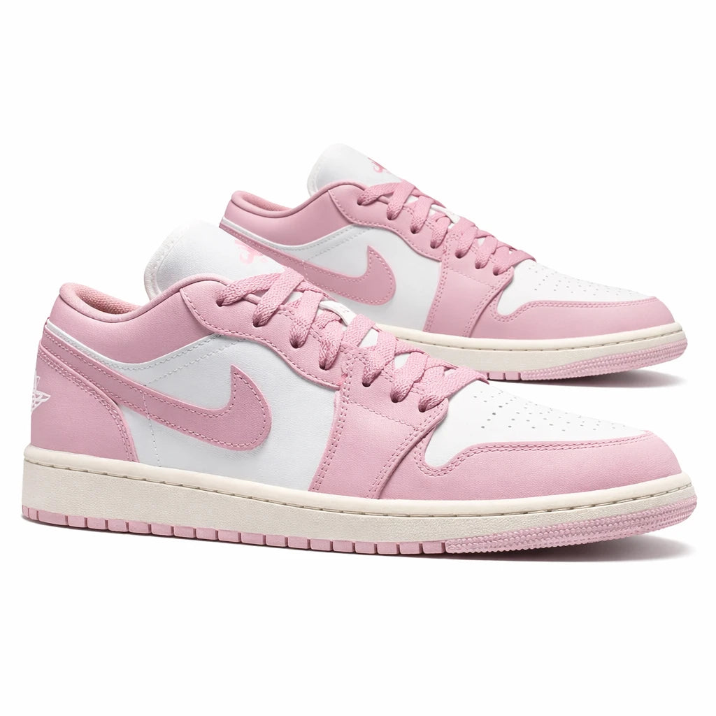 Jordan 1 Low Iced Carmine White (Women's)