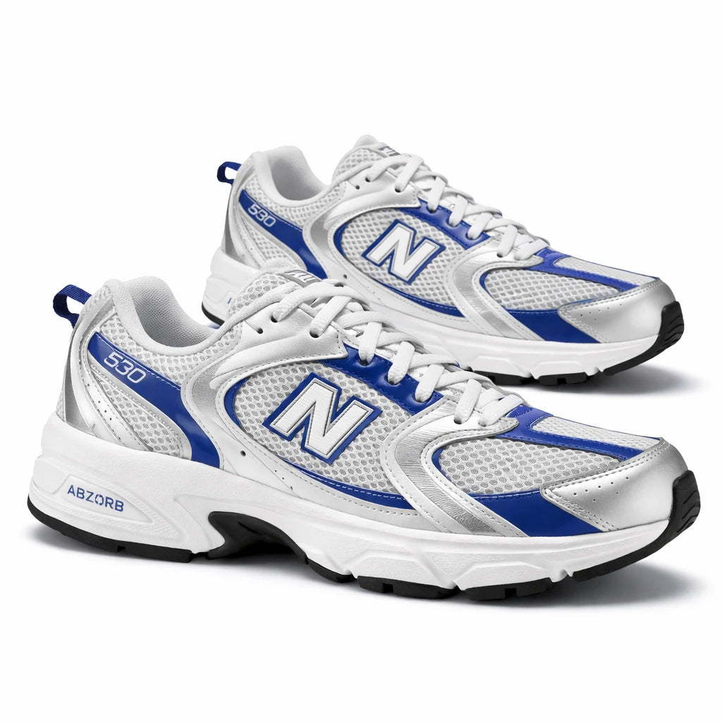 New Balance 530 White/Silver/Blue (GS)