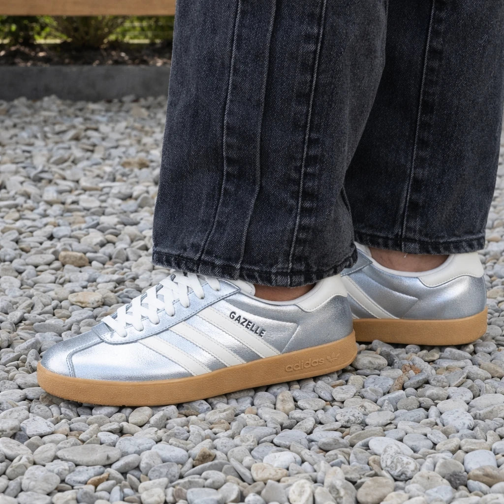 adidas Gazelle Indoor Silver Metallic Core White