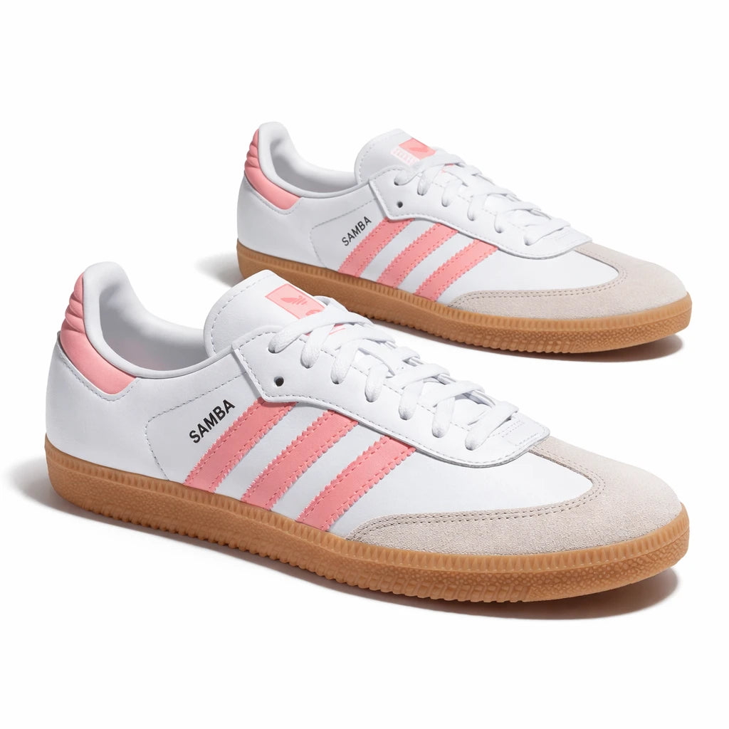 adidas Samba OG White Coral Pink (GS)
