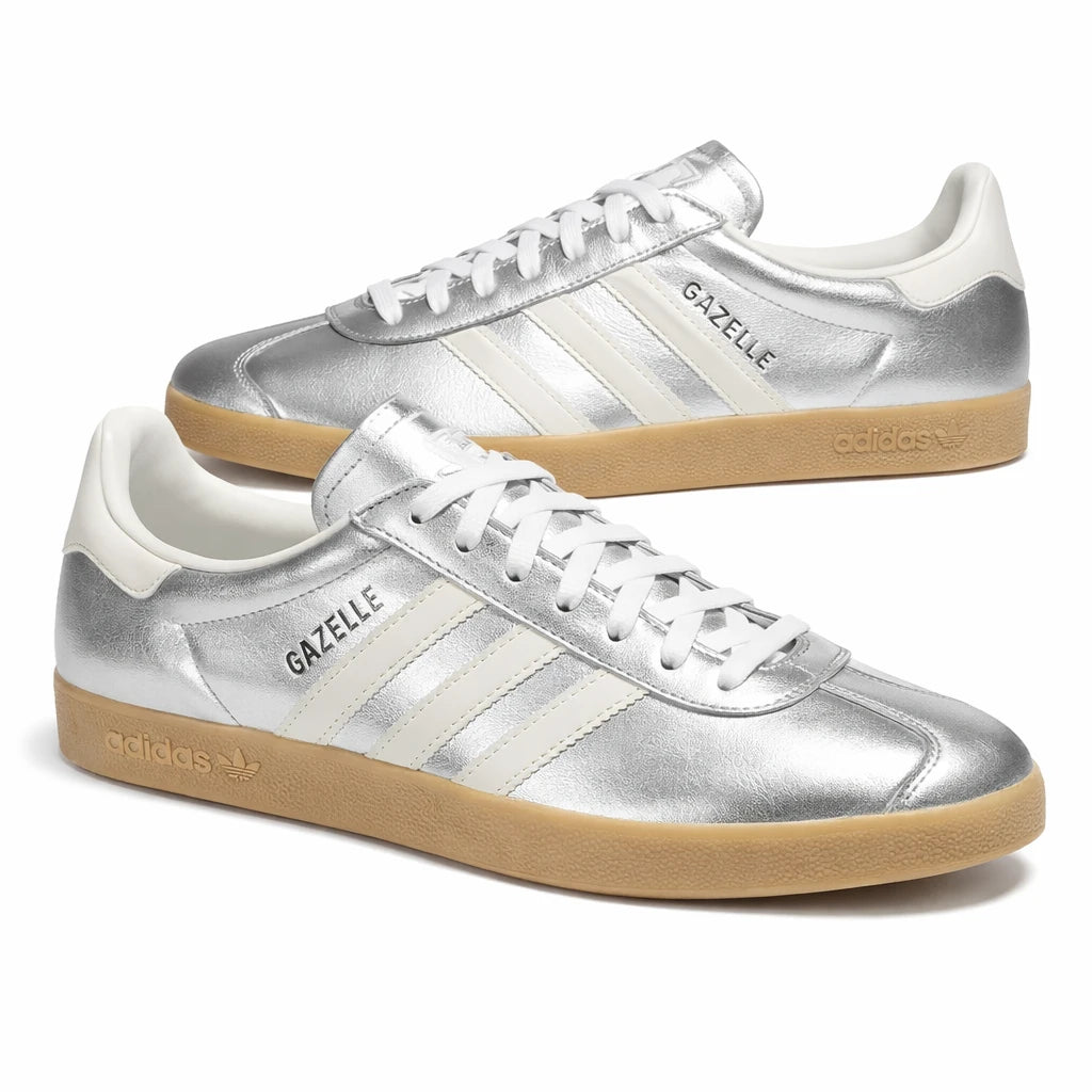 adidas Gazelle Indoor Silver Metallic Core White