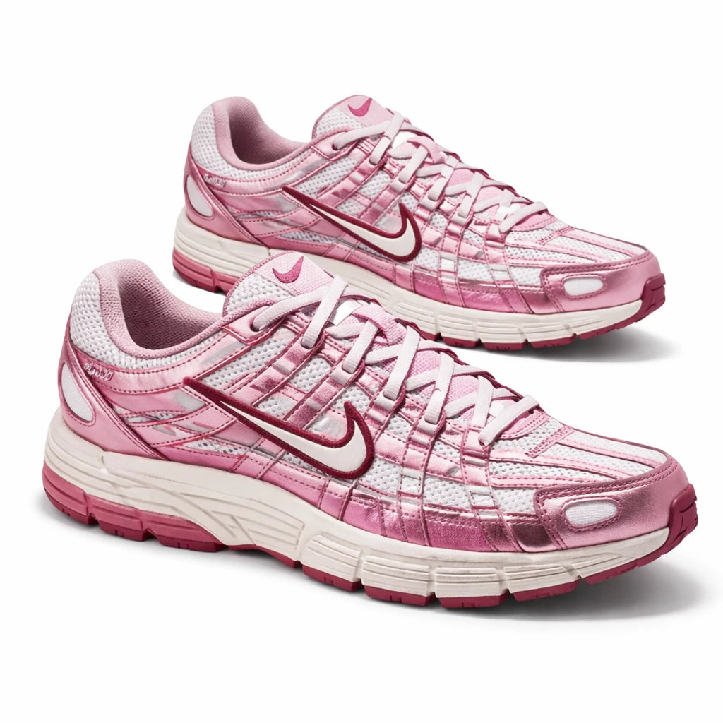 Nike P-6000 White Silt Red Peony (Women's)